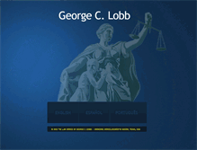 Tablet Screenshot of lobblaw.com